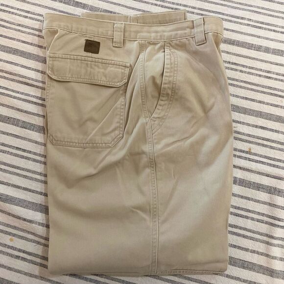 34x29 Ruff Hewn Flat Front Pant Khaki Pant - Picture 4 of 16